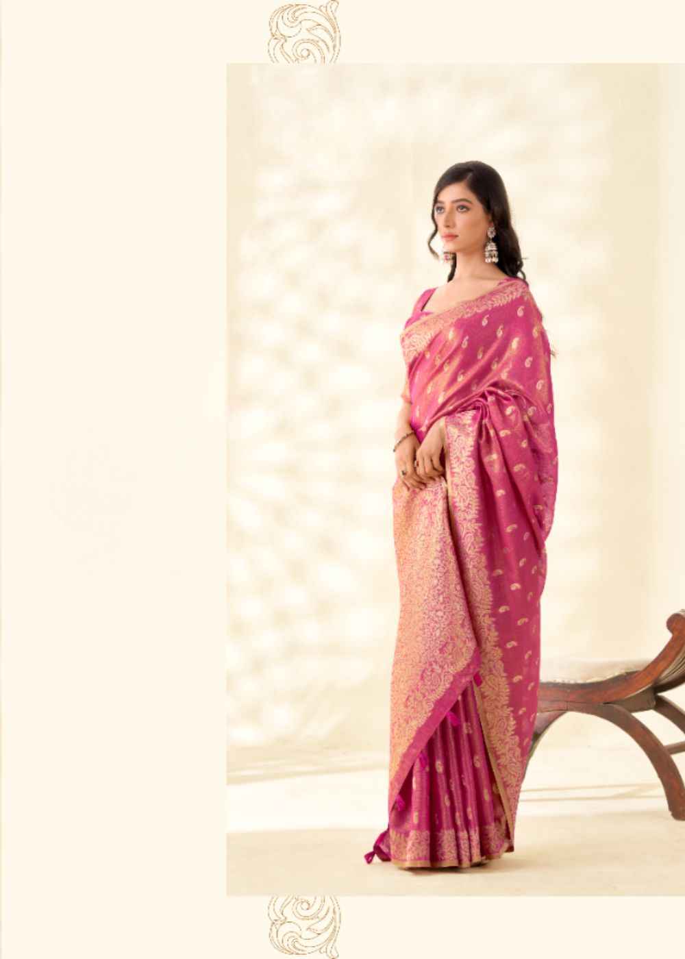 Kanvas Silk Blossoming Tissue Pink Elegance