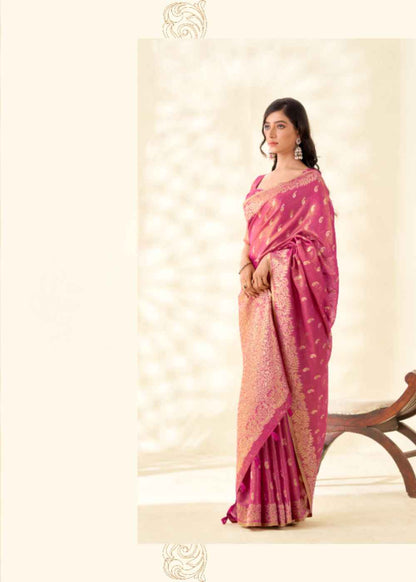 Kanvas Silk Blossoming Tissue Pink Elegance